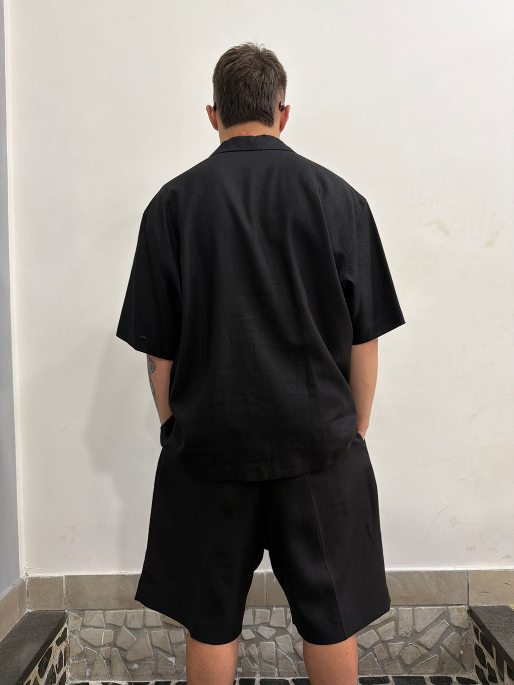 COORDINATO LINO IM BRIAN Camicia e bermuda