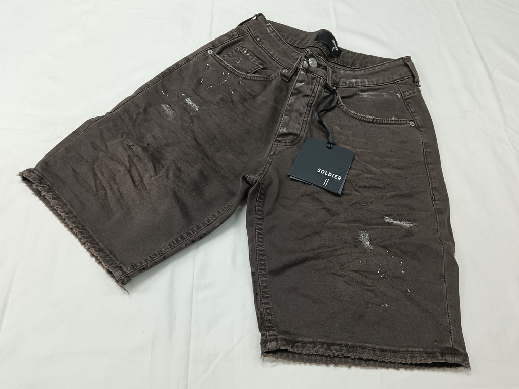 Bermuda jeans SOLDIER moro