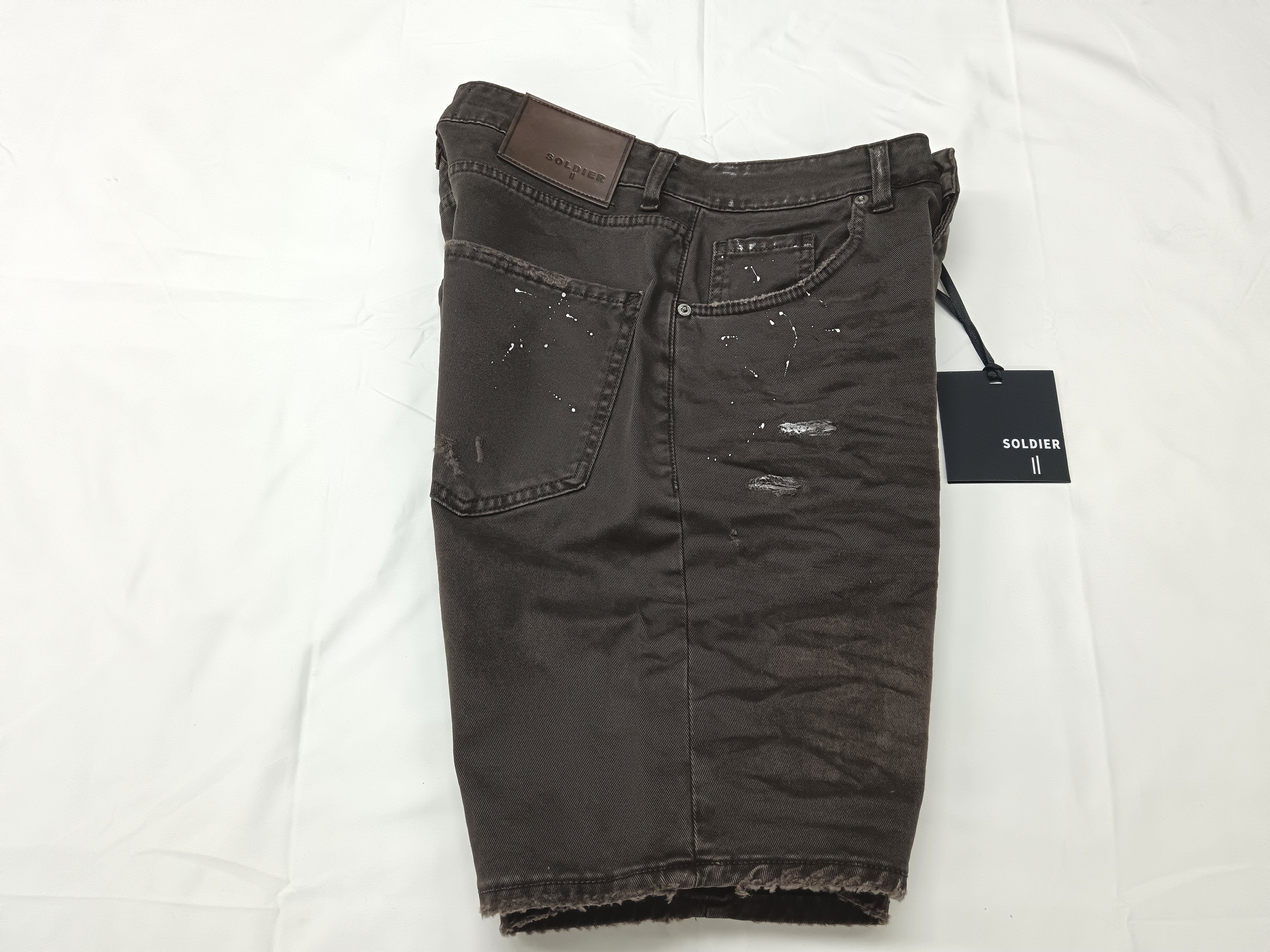 Bermuda jeans SOLDIER moro
