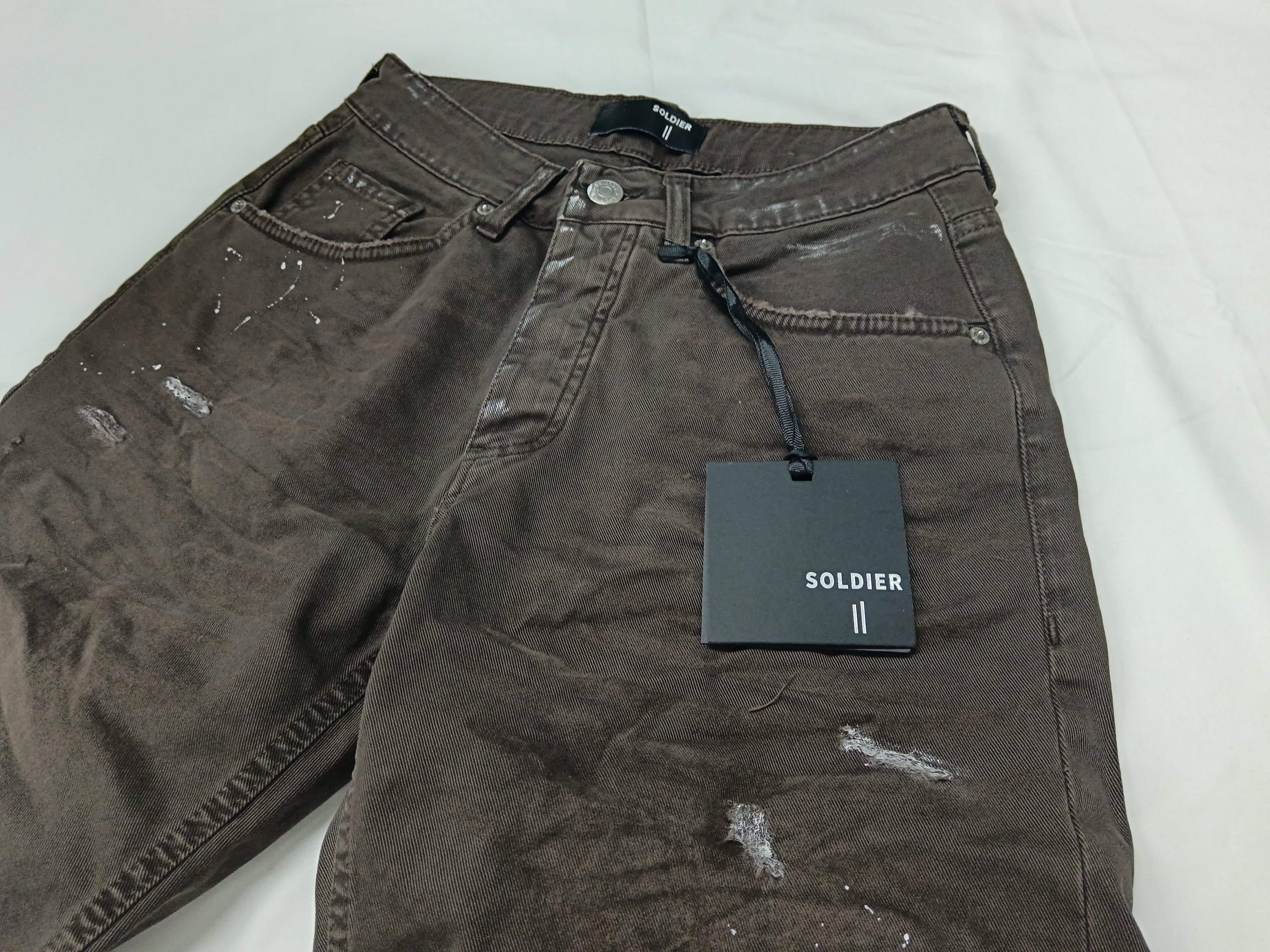 Bermuda jeans SOLDIER moro