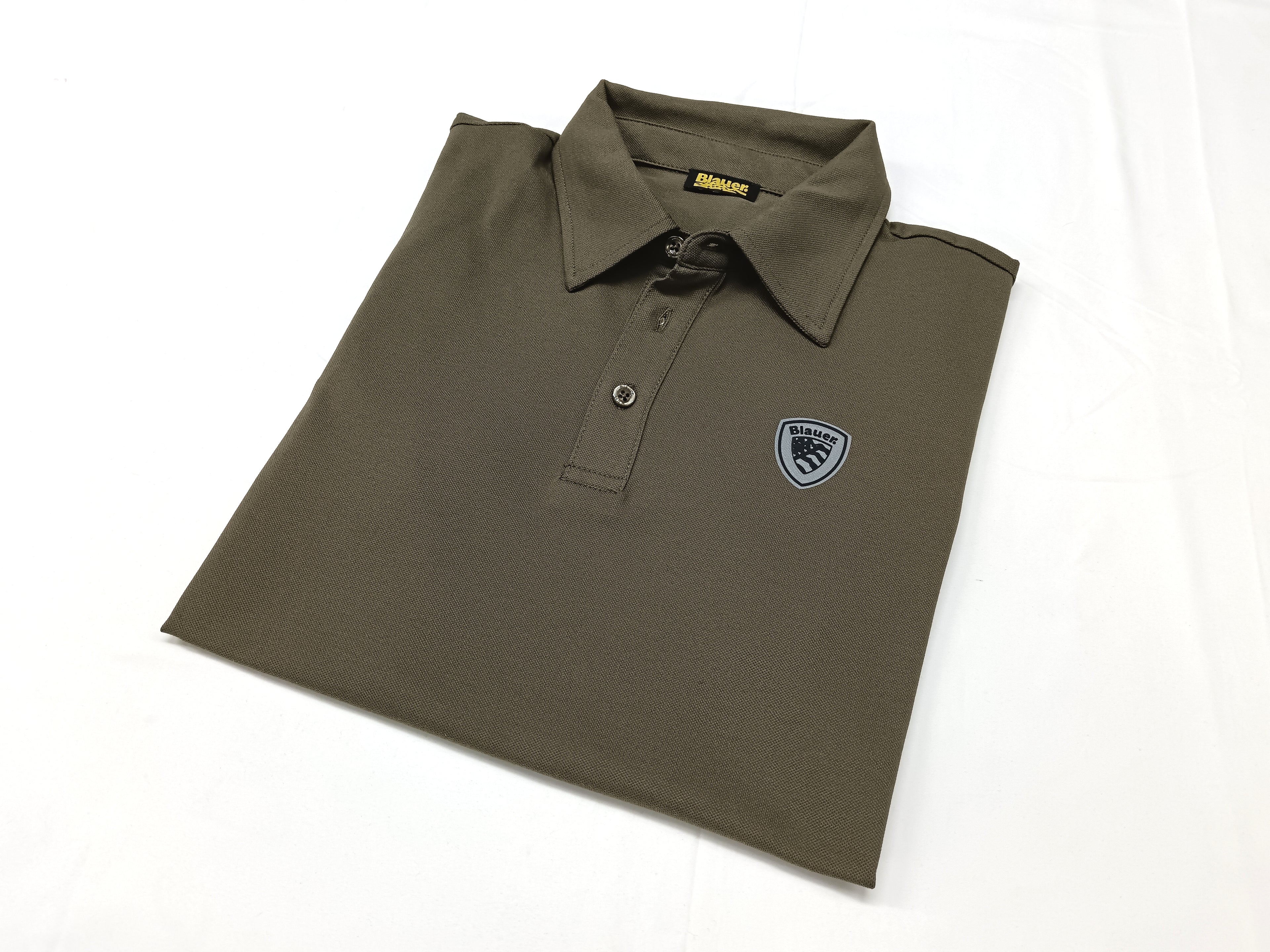 Polo BLAUER logo cangiante