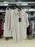 Coordinato uomo SOLDIER-camicia e bermuda beige