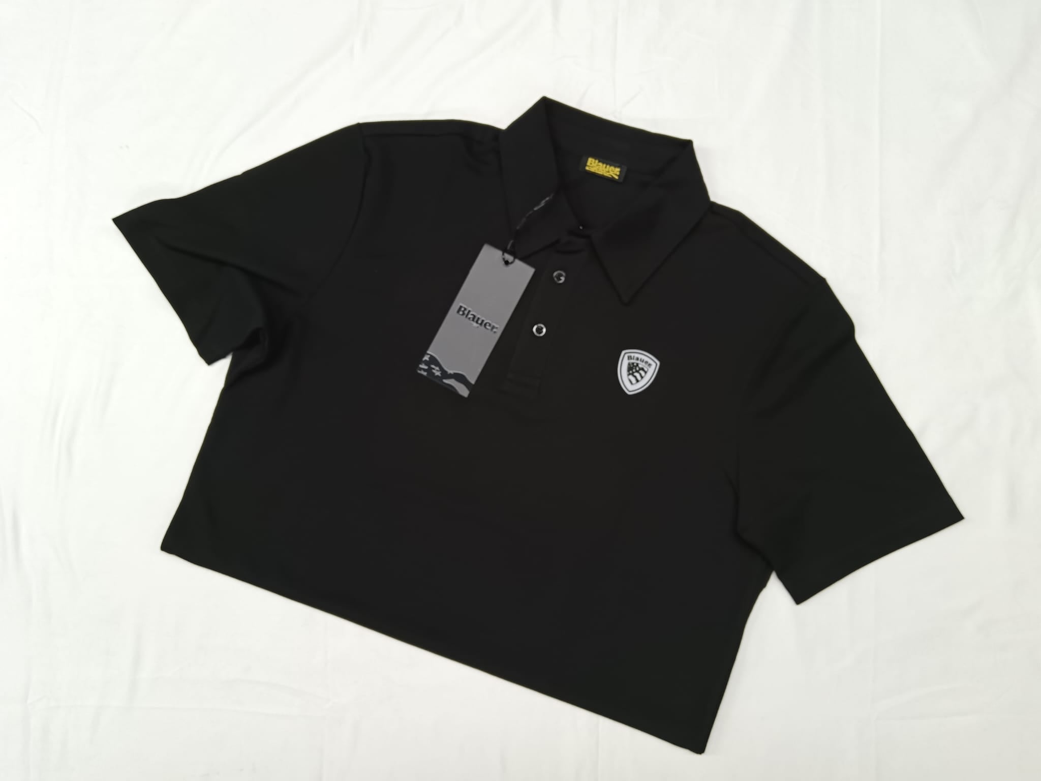 Polo BLAUER logo cangiante