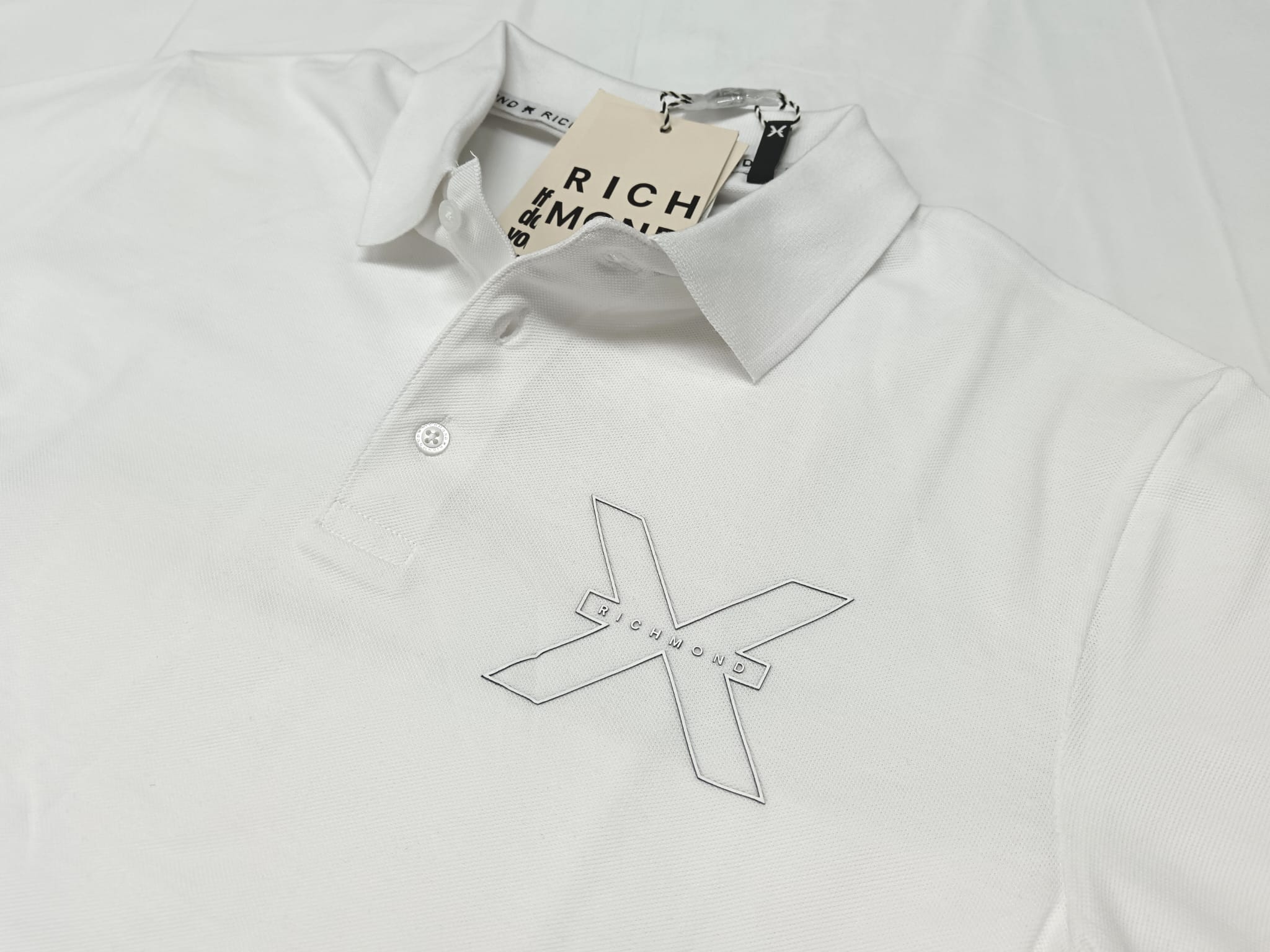 Polo RICHMOND uomo bianca